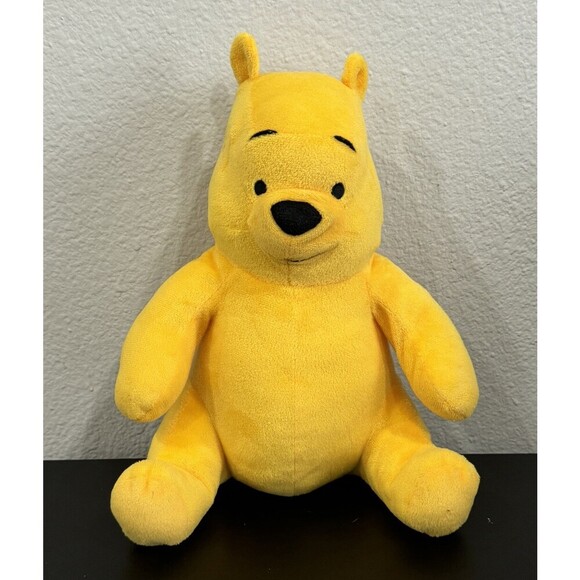 Disney Other - Disney Winnie The Pooh Plush Yellow Bear 12” Stuffed Animal Toy Authentic Disney